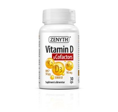 Vitamina D și Cofactori, 30 capsule, Zenyth