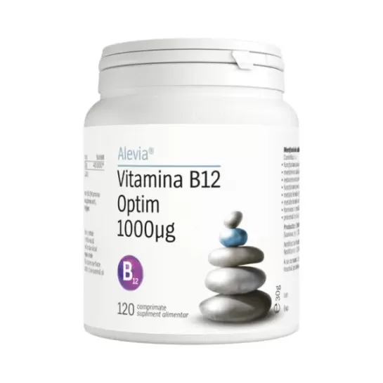 Vitamina B12 Optim 1000µg 120 comprimate, Alevia