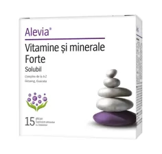 Vitamine si minerale forte 15 plicuri, Alevia