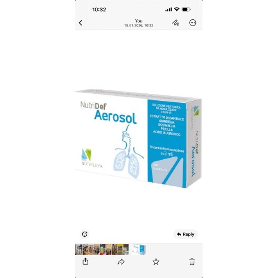 NutriDef Aerosol, 10 flacoane x 3 ml, Nutrileya
