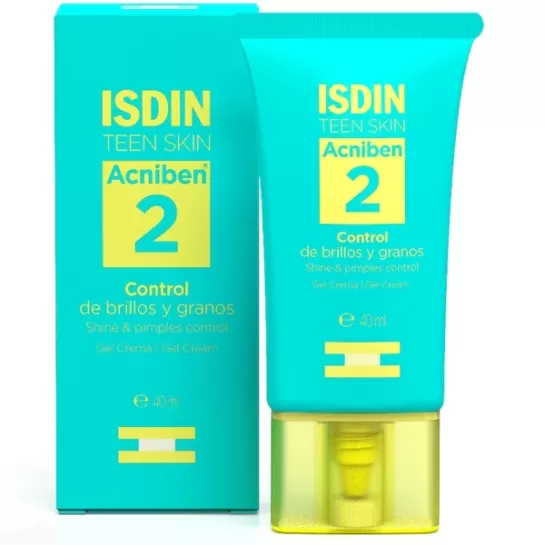 Acniben, Crema gel cu efect matifiant, 40 ml, Isdin