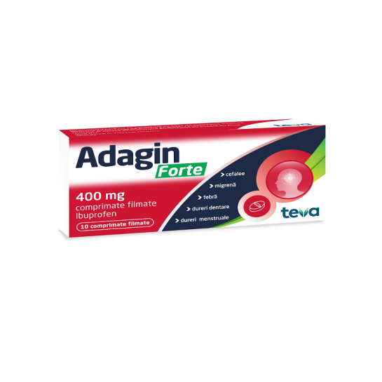 Adagin forte 400mg, 10 comprimate filmate, Actavis