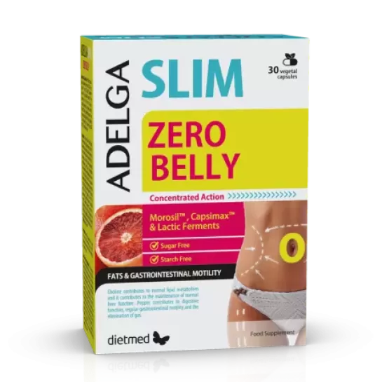 Adelgaslim zero belly, 30 capsule, Naturmil