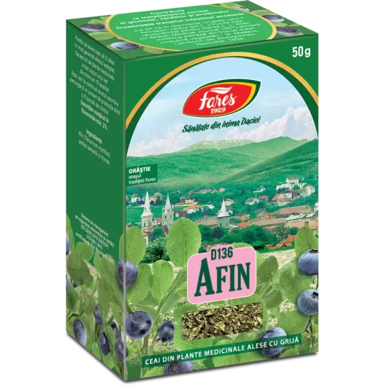 Ceai cu afine Aromfruct, 75 g, Fares