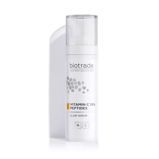 Vitamina C 15% si peptide, ser iluminator 30ml, Biotrade
