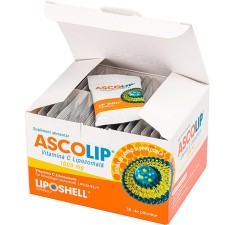 Vitamina C Lipozomala cu aroma lamaie si portocala, 1000mg, 30 plicuri, Liposhell