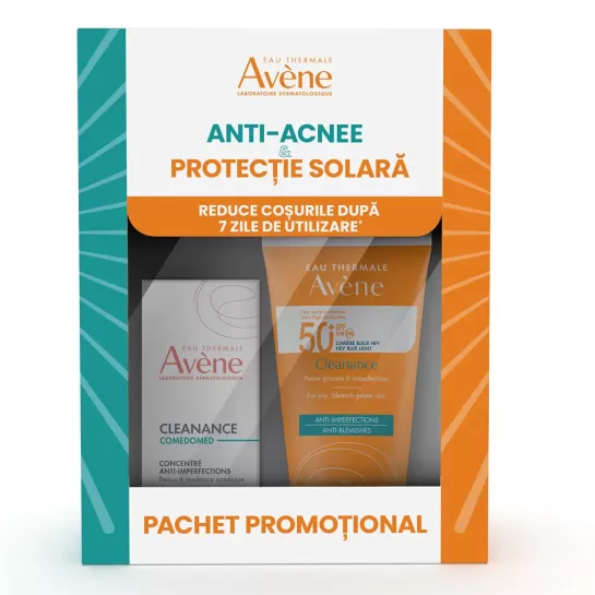 Avene Cleanance Comedomed 30ml + Cleanance spf50+ triabsorb 50ml Pachet Promotional