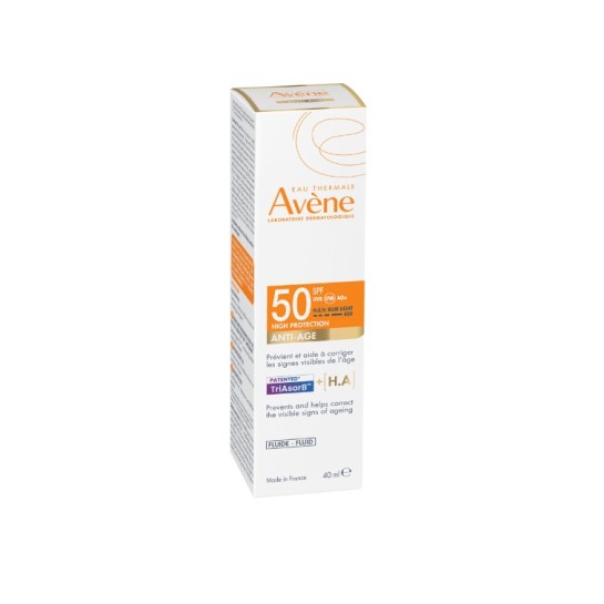 Avene sun50+ fluid anti-age triasorb 40ml