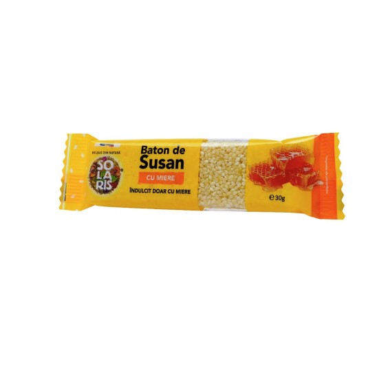 Baton de susan cu miere, 30g, Solaris