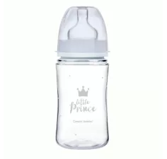 Canpol Babies, Biberon anticolici gat larg blue, 240 ml (35/240)
