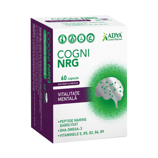 Cogni NRG, 60 capsule, Adya Green Pharma
