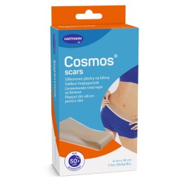 Cosmos Scars, Plasturi pentru ingrijirea cicatricilor, 4 cm x 30 cm, 5 bucati, Hartmann