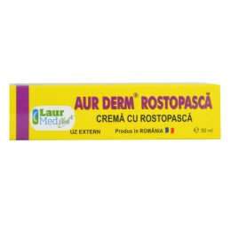 Aur derm crema rostopasca si rasina, 50ml, Laur Med