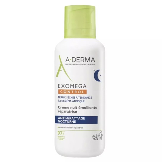 Aderma Exomega Control, crema de noapte, 400ml