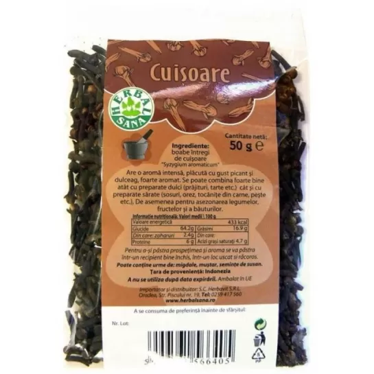 Cuisoare 50g, Herbavit