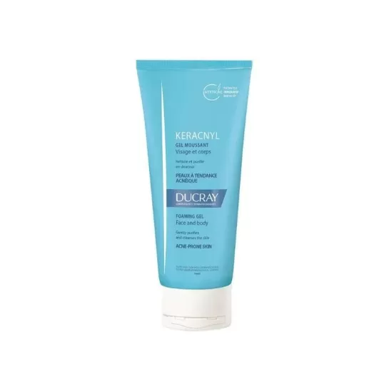 Ducray keracnyl gel curatare anti-acnee 200ml