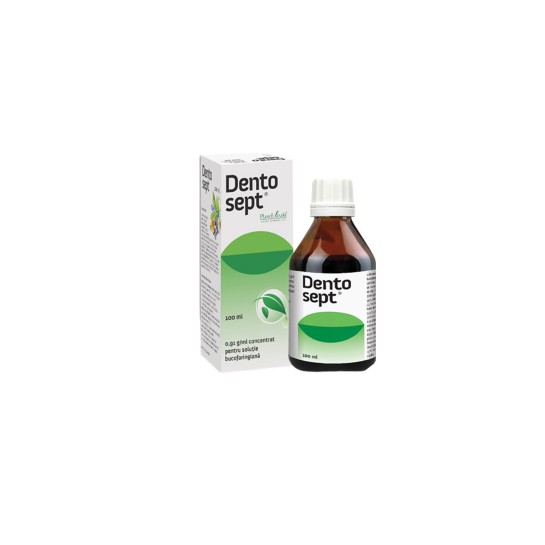 Dentosept, 0,91 g/ml concentrat pentru soluție bucofaringiană, 100 ml, Plant Extrakt