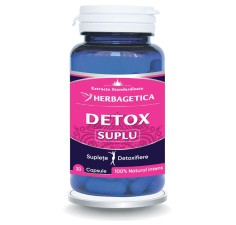 Detox suplu, 30 capsule, Herbagetica
