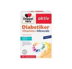 Doppelherz Aktiv Diabetiker Vitamine + Minerale, 30 comprimate