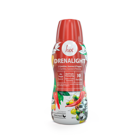 Drenalight hot, 600 ml, Dietmed