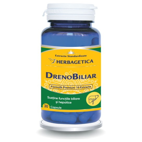 Drenobiliar 30 capsule, Herbagetica