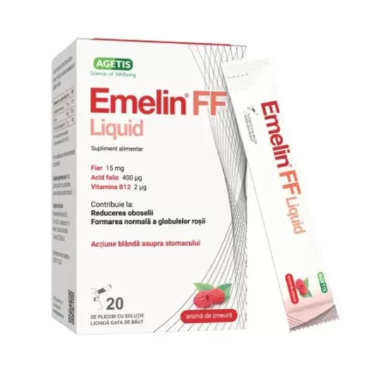 Emelin FF Liquid, 20 plicuri, Agetis