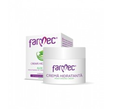 Farmec, Cremă Hidratantă cu Aloe Vera pentru toate tipurile de ten, 50ml (622)
