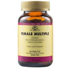 Female Multiple, Multivitamine si minerale pentru femei, 60tablete, Solgar