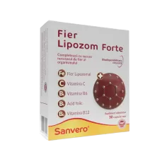 Sanvero Fier Lipozom forte 30 capsule moi, Sanvero
