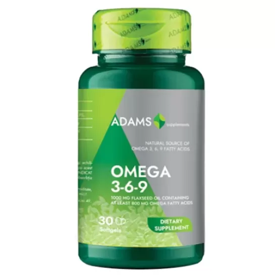 Omega 3-6-9, 30 capsule Adams