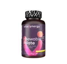 Folate masticabil, 30 tablete, Vitaxynnergy