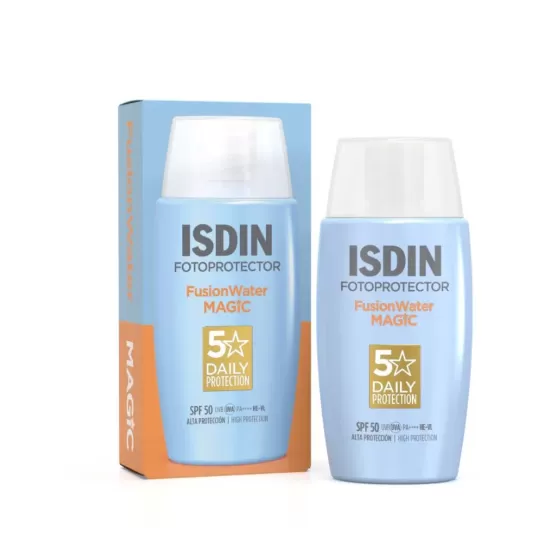 Fotoprotector Fusion Water Magic, Crema faciala de protectie solara SPF50+, 50ml, Isdin