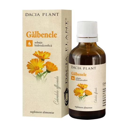Tinctura galbenele, 50ml, Dacia Plant