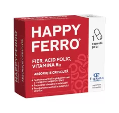 Happy Ferro, 30 capsule, Fiterman Pharma