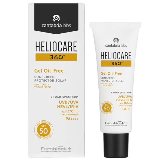 Heliocare 360º Gel oil free cu protectie solara SPF 50+, 50 ml, Cantabria Labs