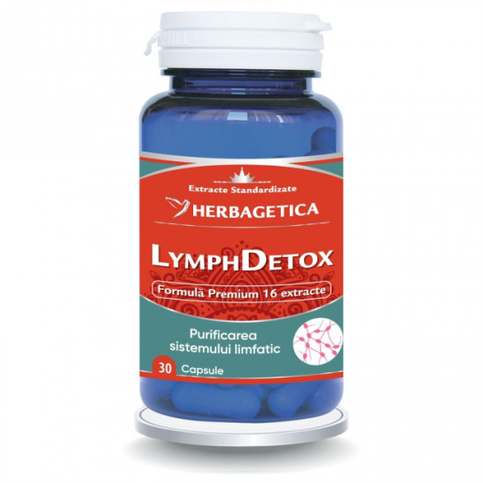 Lymph detox, 30 capsule, Herbagetica
