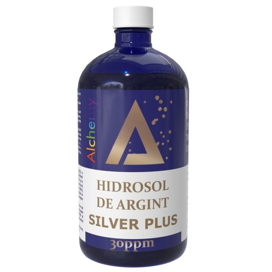 Hidrosol de argint 30ppm Silver Plus, 480 ml, Alchemy