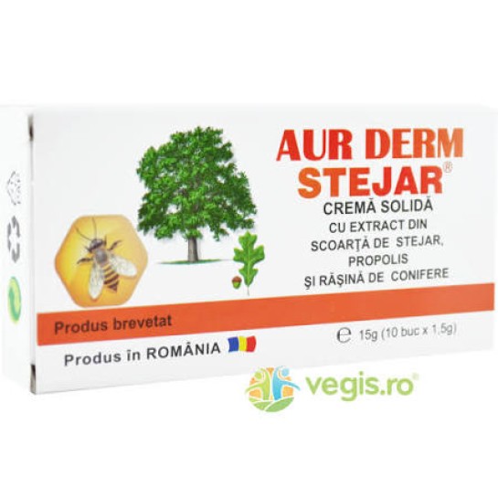 Aur derm supozitoare scoarta stejar 1.5gX10bucati, LAURMED