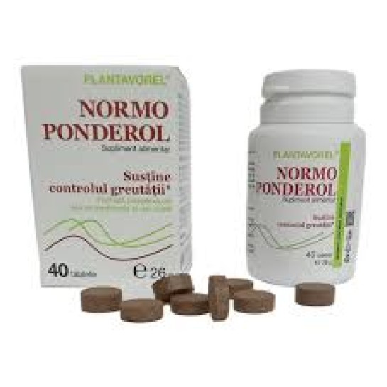 Normoponderol V, 40 tablete, Plantavorel