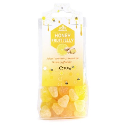 Apidava jeleuri miere, lamaie, ghimbir 100g