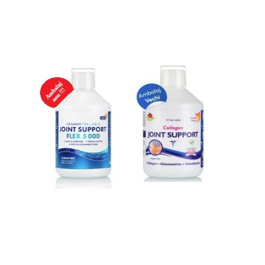 Joint Support - Colagen lichid hidrolizat tip 1, 2, 3, 500ml, Swedish Nutra 