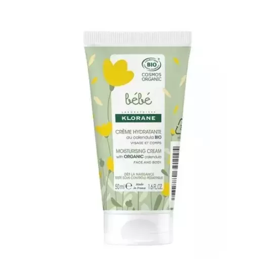 Klorane bebe crema hidratanta bio, 50 ml