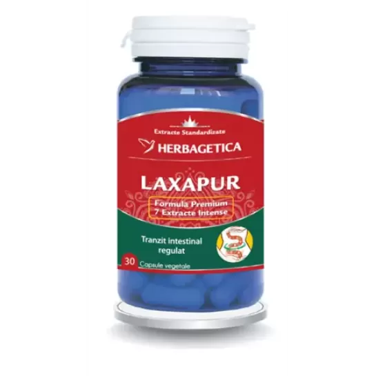 Laxapur, 30 capsule, Herbagetica