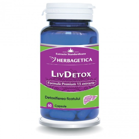 Livdetox 60 capsule, Herbagetica