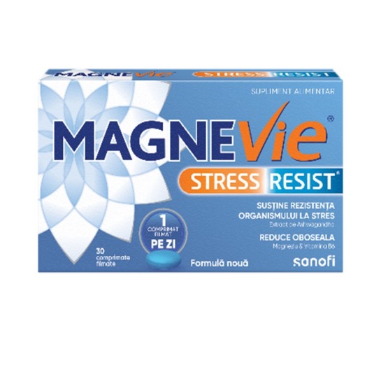 MagneVie Stress Resist, 30 comprimate filmate, Sanofi