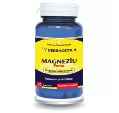 Magneziu forte 30 capsule, Herbagetica
