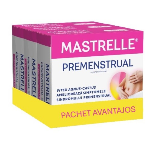 Mastrelle premenstrual 30 comprimate filmate, pachet 3 la pret de 2