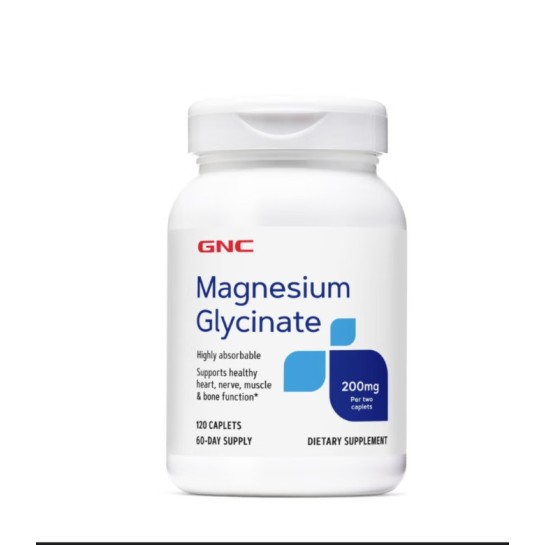 Magnesium Glycinate 200 mg, 120cps, GNC