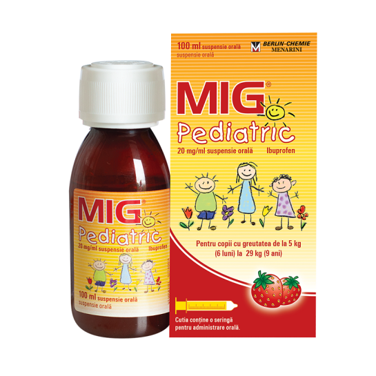 Mig pediatric suspensie orala 20 mg/ml, 100ml, Berlin Chemie