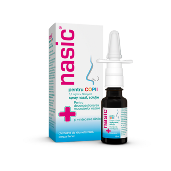 Nasic pentru copii spray nazal, soluţie 10 ml, Cassella Med